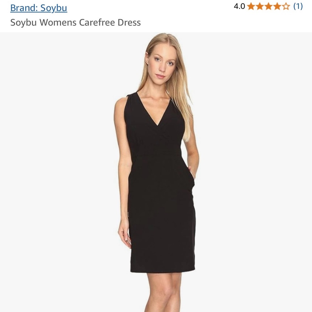Soybu Sport Sleeveless V-Neck Dress Small